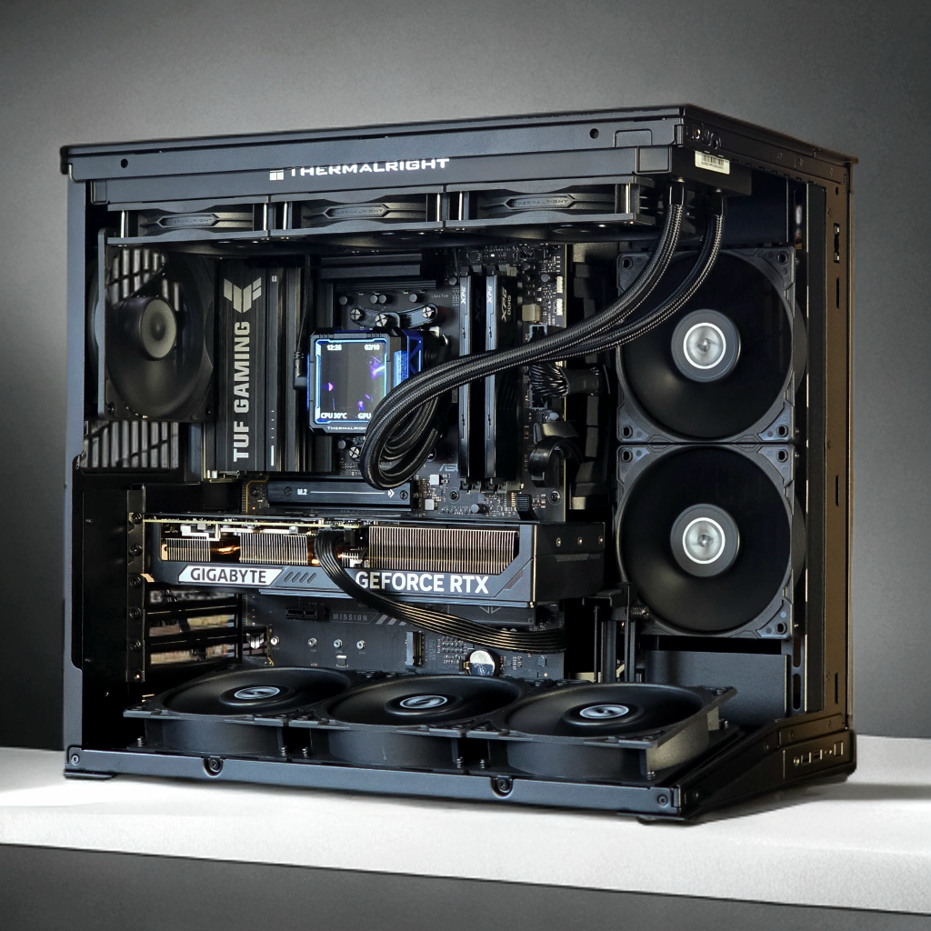 O11 Blackout – Ryzen 5 7500x3D | RTX 5070