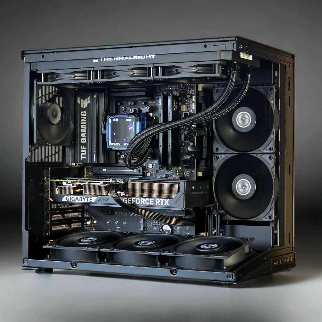 O11 Blackout – Ryzen 5 7500x3D | RTX 5070