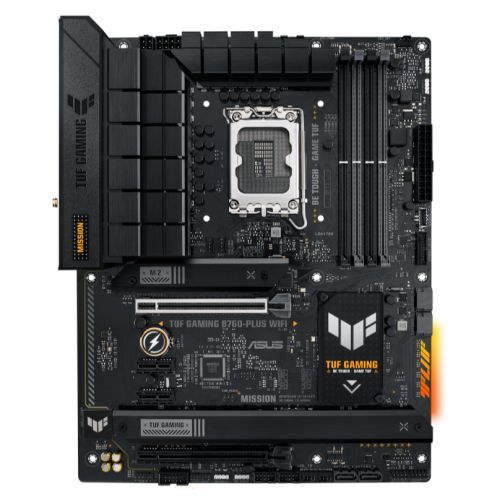 Asus TUF GAMING B760-PLUS WIFI, Intel B760, 1700, ATX, 4 DDR5, HDMI, DP, Wi-Fi 6, 2.5G LAN, PCIe5, 3x M.2, RGB