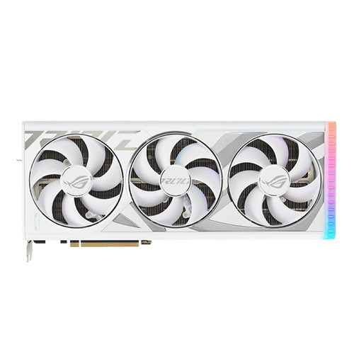 Asus ROG STRIX RTX4080 SUPER OC White, PCIe4, 16GB DDR6X, 2 HDMI, 3 DP, 2670MHz Clock, RGB Lighting, Overclocked