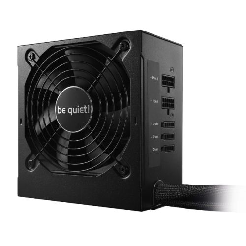 Be Quiet! 600W System Power 9 PSU, Semi-Modular, Sleeve Bearing, 80+ Bronze, Dual 12V, Cont. Power