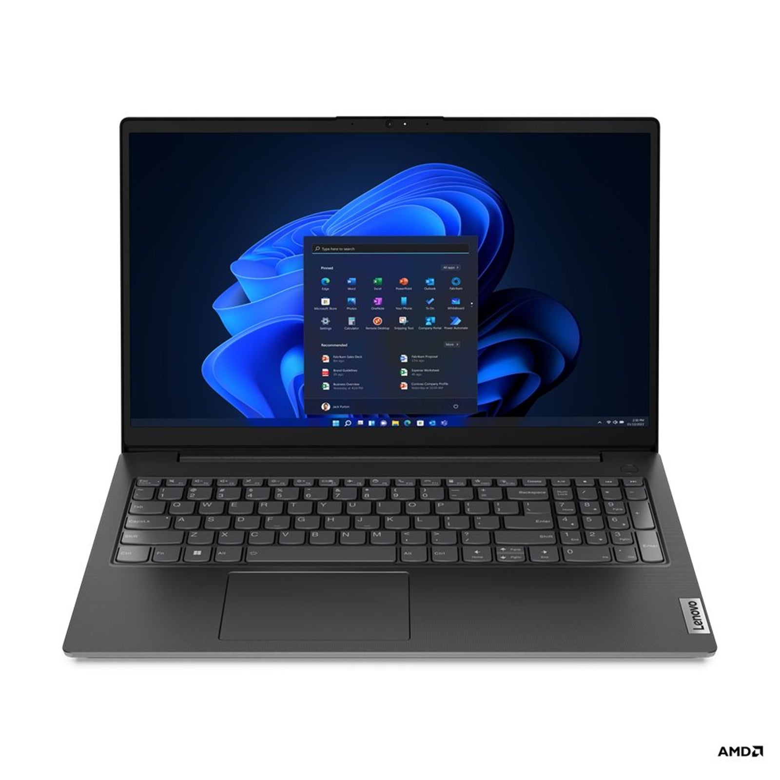 Lenovo V15 G3 ABA Laptop, 15.6 Inch Full HD Screen, AMD Ryzen 7 5825U 5th Gen Processor, 16GB RAM, 512GB M.2 PCIe 4.0 x4 NVMe SSD, Integrated AMD Radeon Graphics, Windows 11 Pro