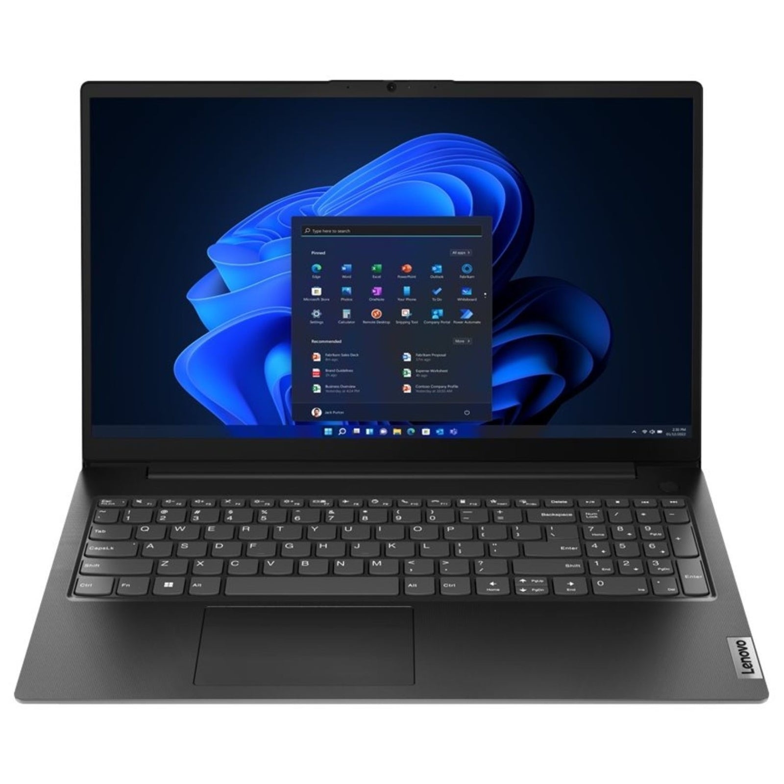 Lenovo V15 G4 82YU00GWUK Laptop, 15.6 Inch Full HD 1080p Screen, AMD Ryzen 5 7520U, 8GB RAM, 256GB SSD, Radeon Graphics, Windows 11 Pro