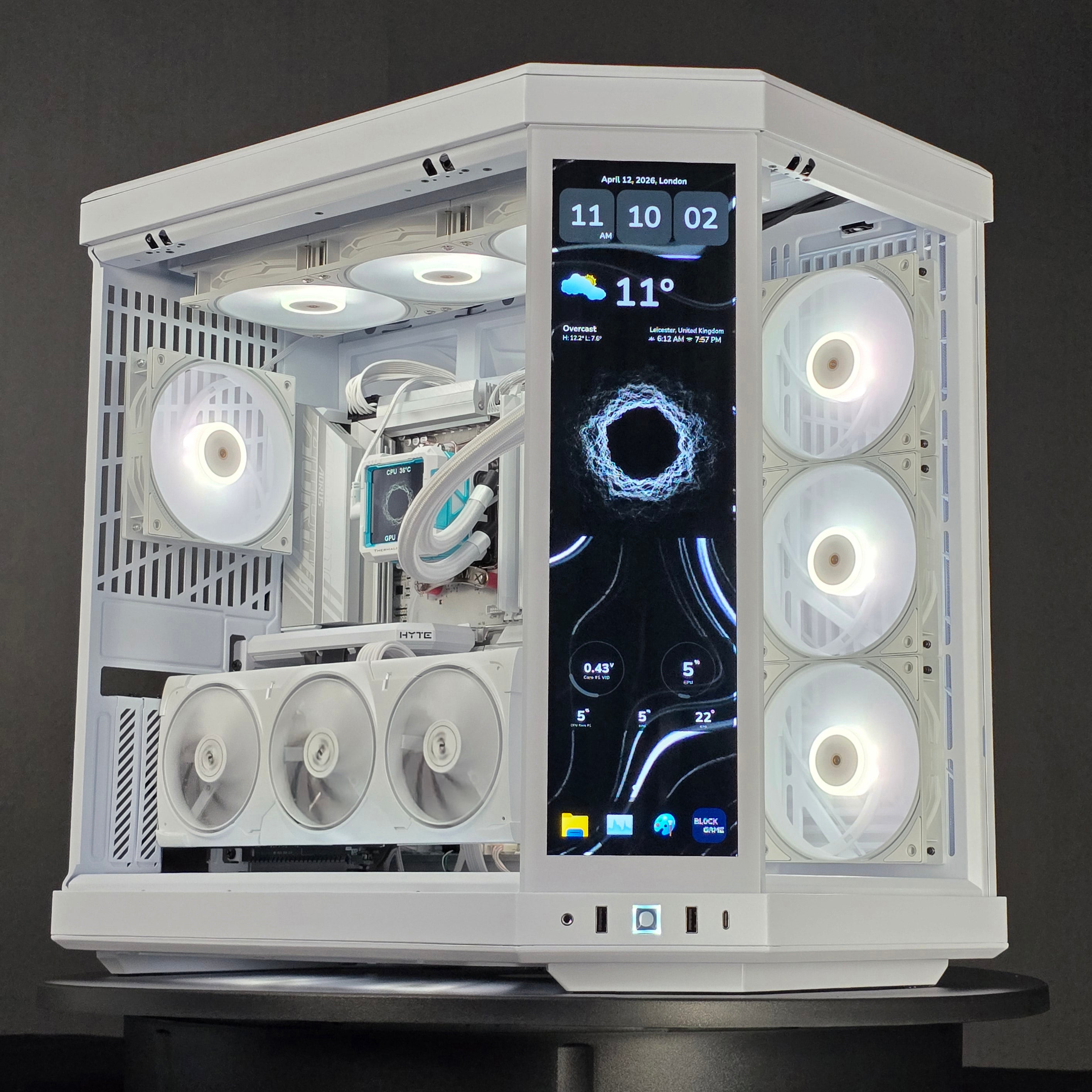 Y70 Snow – Ryzen 7 9800x3D | RTX 5080 – VORTEX SYSTEMS