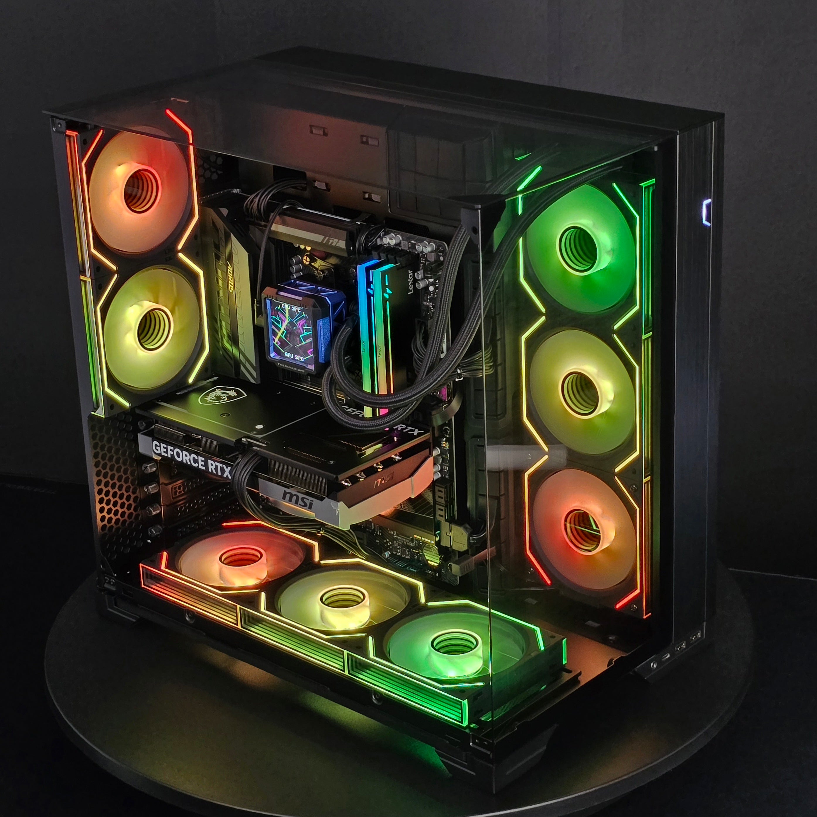 O11 Blackout – Ryzen 7 7800x3D | RTX 5070